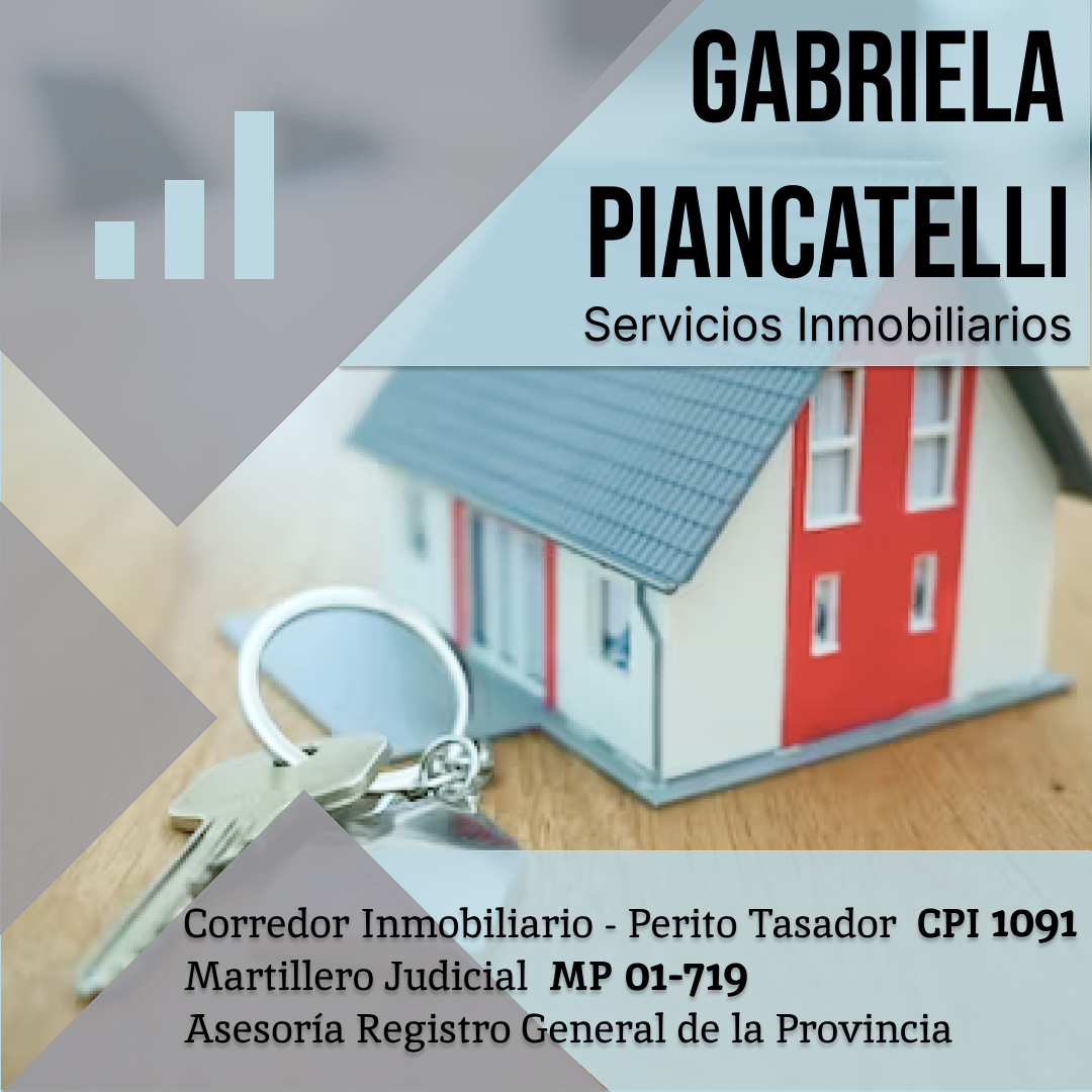 Corredor Inmobiliario Gabriela Piancatelli